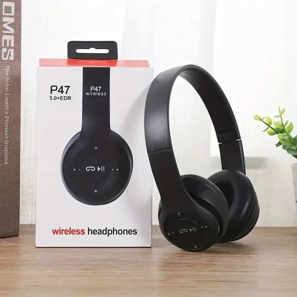 Black Wireless Headphones 🎧